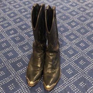 Dan Post Lizard skin boots 9